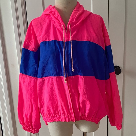 Vintage fluorescent windbreaker - Picture 1 of 7
